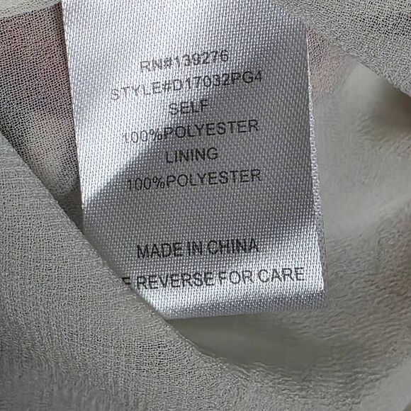 Daniel Rainn L Floral Ruffle Trim Bell Sleeve Blouse, New - Picture 5 of 6